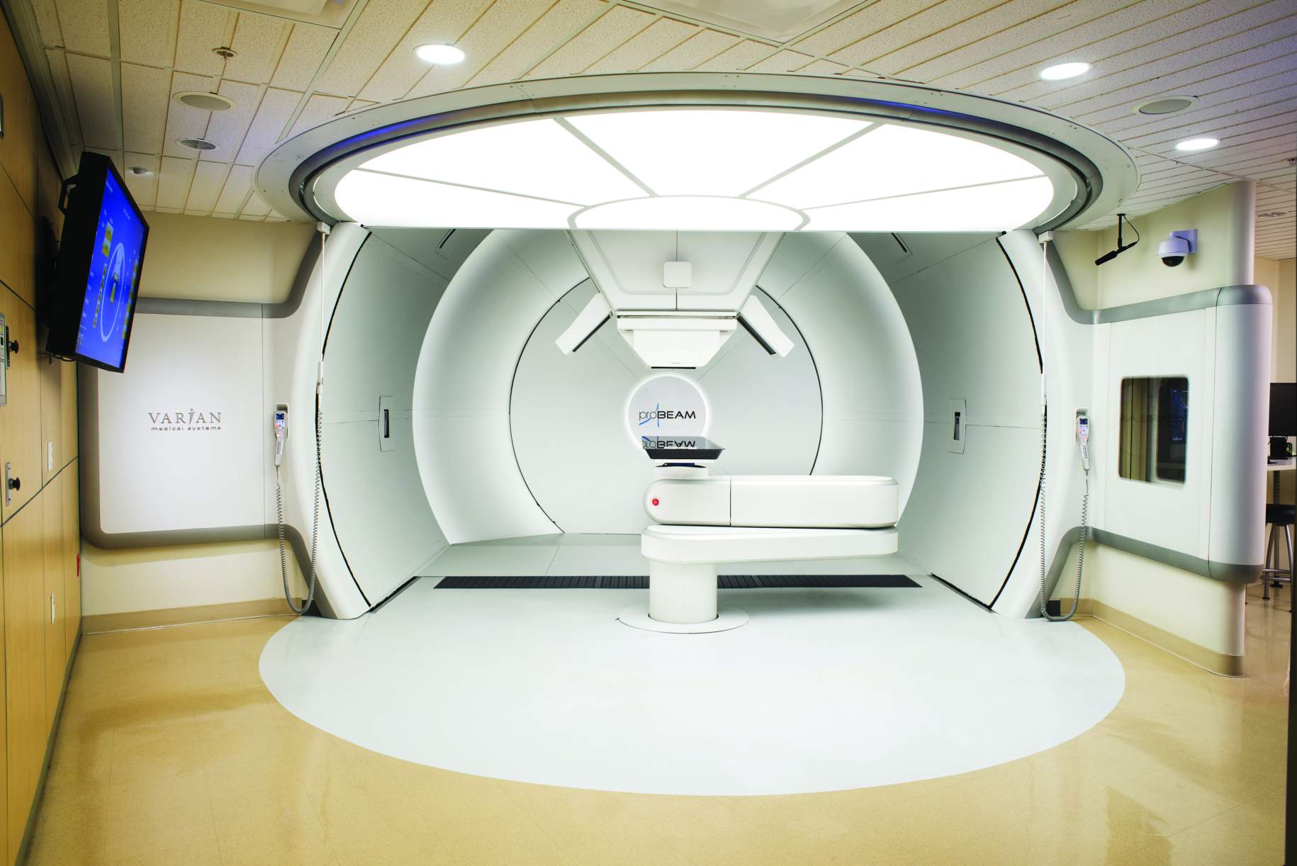 Figure 2: A proton delivery system in a radiotherapy center.